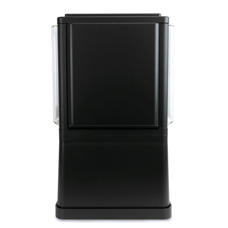 ガチャコップL ツヤ消し塗装 マットブラック 1000円仕様 ガチャマシーン 500円玉(2枚) 大きめの65〜75mmカプセル対応 ガチャガチャ 本体 ガチャコップL 500円機