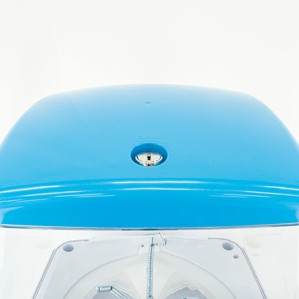 中古・Aランク】GACHACUBE 500円仕様 ブルー｜カプセルトイ自販機本体