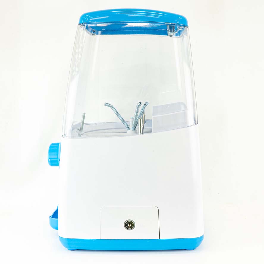 中古・Aランク】GACHACUBE 500円仕様 ブルー｜カプセルトイ自販機本体