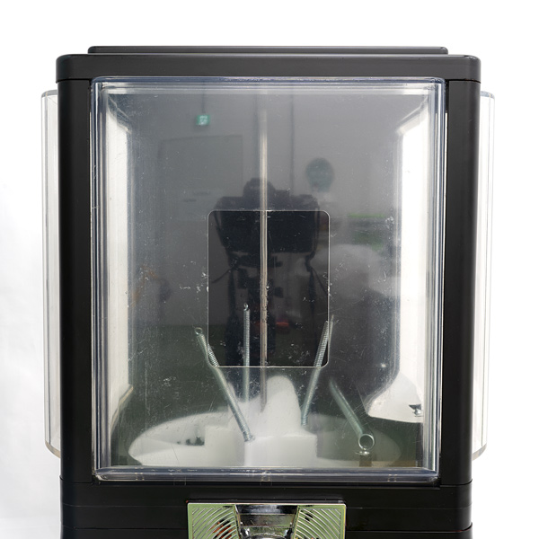 中古・Bランク】ガチャコップL＜500円仕様＞マットブラック 銀