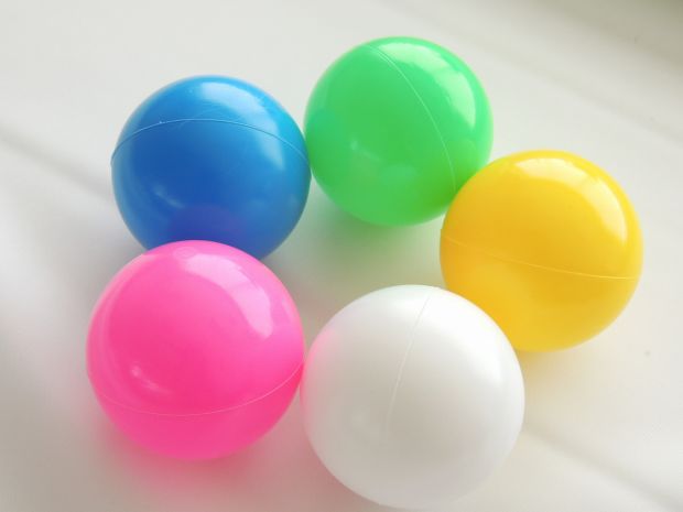 ガラポンBIG専用　抽選カラーボール(静音タイプ)　5色アソート　50個セット