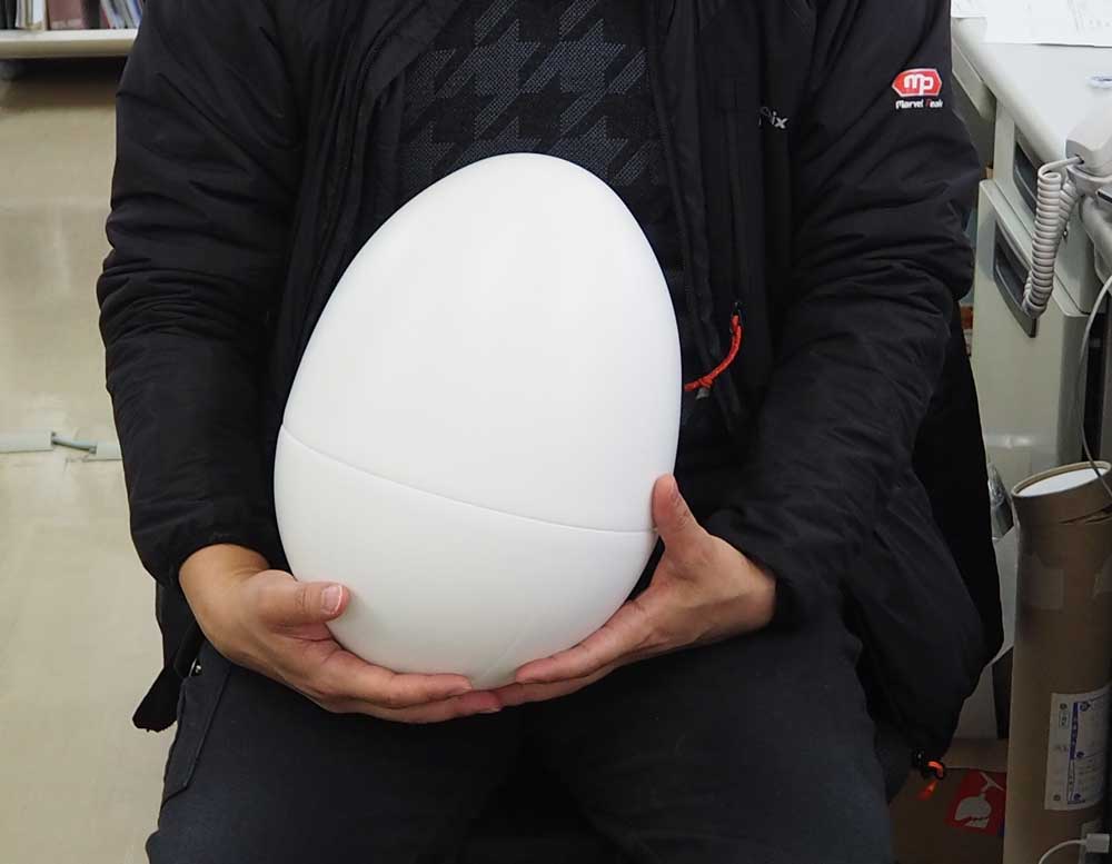 【中古】 大きなたまご 在庫限り】大きなたまごカプセル メガエッグ 白（不透明