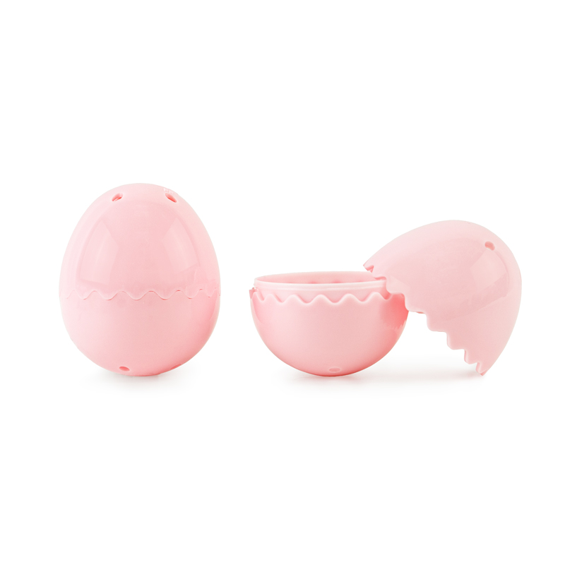 たまごカプセル（ギザギザカット）ベビーカラーピンク(50個入り