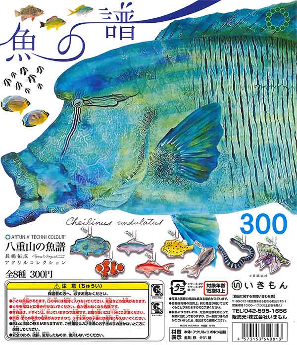 魚譜 アートユニブテクニカラー 八重山の魚譜 長嶋祐成アクリルコレクション