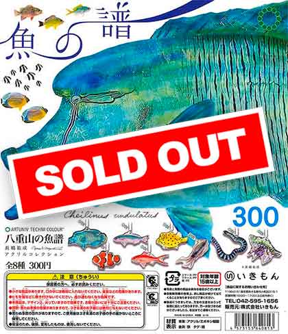 アートユニブテクニカラー 八重山の魚譜 長嶋祐成アクリルコレクション