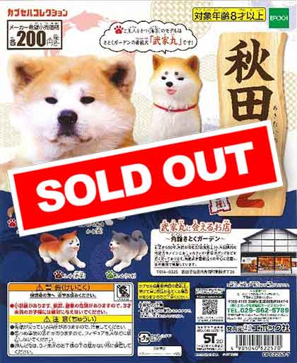 秋田犬2 （50個入り） | 街ガチャ・カプセルトイ・カプセルトイ自販機