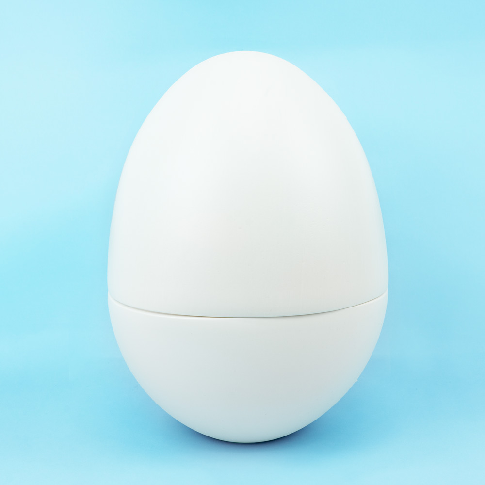 アウトレット】大きなたまごカプセル メガエッグ 白（不透明）※訳あり