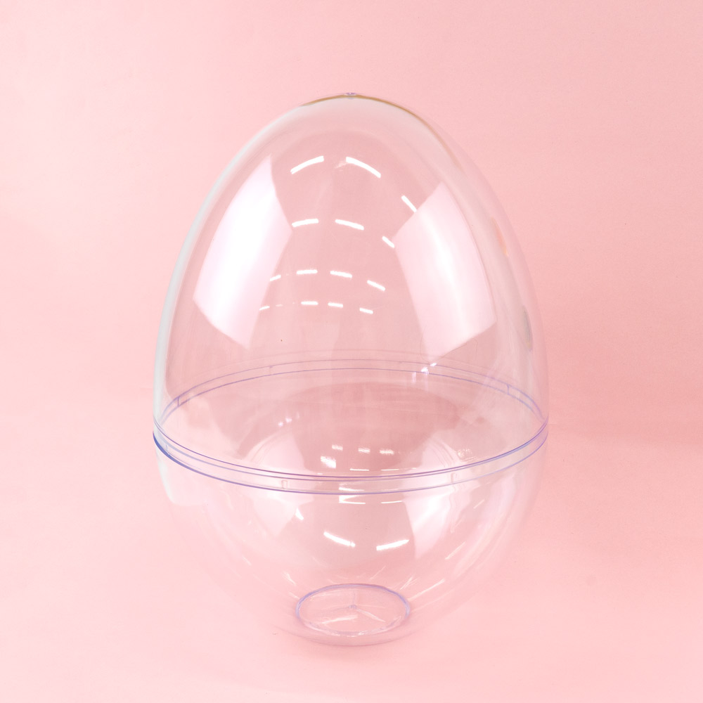 アウトレット】大きなたまごカプセル ビッグエッグ 透明 ※底部分