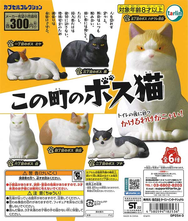 この町のボス猫 （40個入り） | ガチャガチャ通販専門【あミューズ】