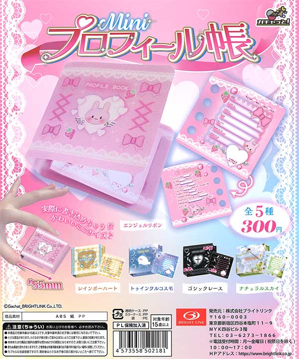 平成ポップシリーズ Miniプロフィール帳 （40個入り） | カプセルトイ