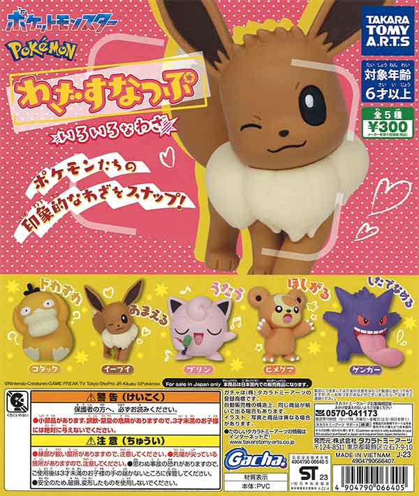 《再販》ポケモン わざすなっぷ いろいろなわざ　（40個入り）