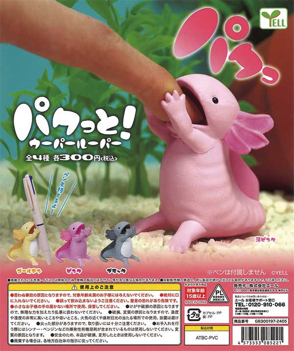 パクっと！ウーパールーパー （40個入り） | ガチャガチャ通販専門【あ