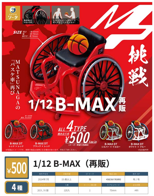 【Z07】《7月再販》1/12 B-MAX（20個入り）【二次予約商品】