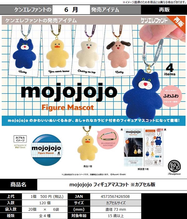 Kenelephant - mojojojo フィギュアマスコット ガチャ Vol.1・2