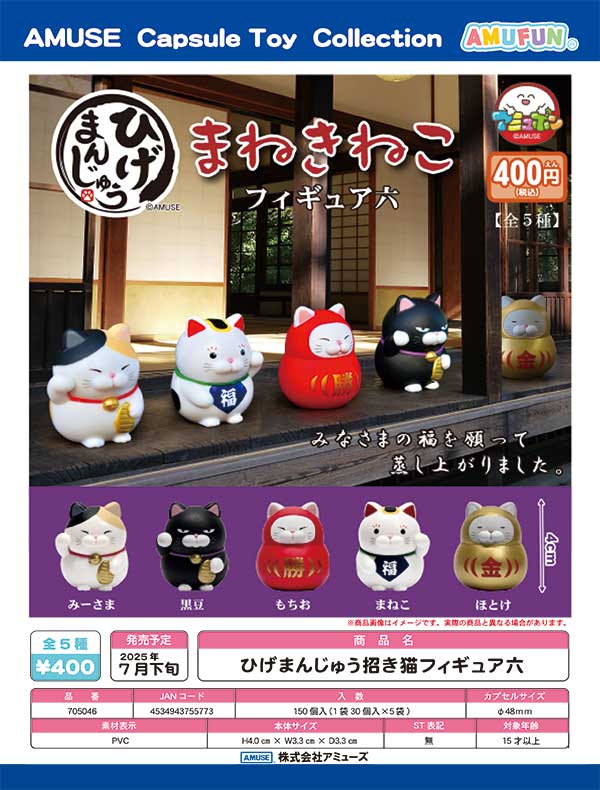 招き猫ミニチュアコレクション 第二弾