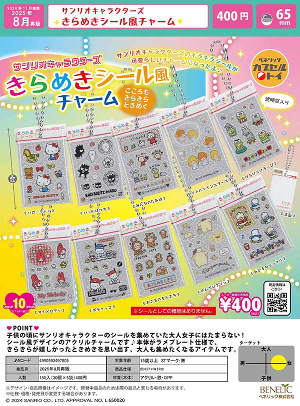 サンリオキャラクターズ めじるしアクセサリー～ラテクマ