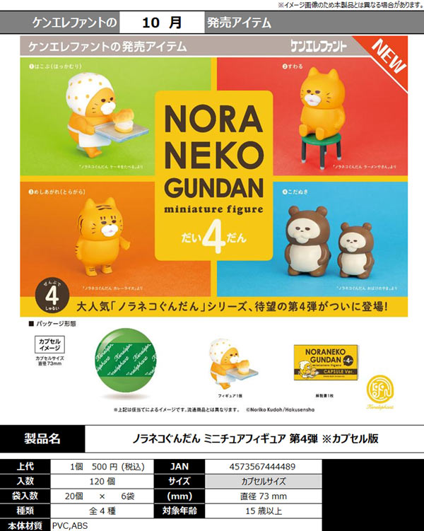 10月発売】【正規予約】ノラネコぐんだん ミニチュアフィギュア