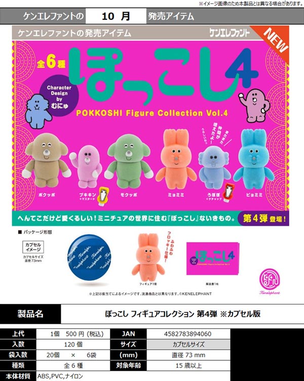 10月発売】【二次予約】ぽっこし フィギュアコレクション 第4弾