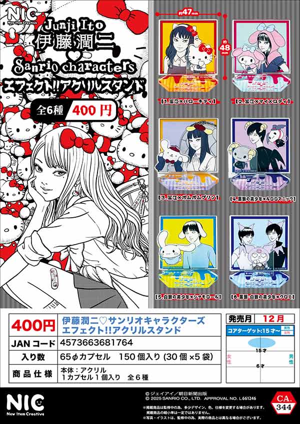 12月発売】【正規予約】《再販》伊藤潤二 サンリオ