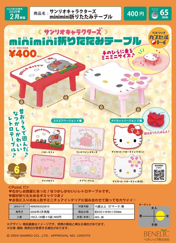 希少　年代物　コロコロクリリン　サンリオ　折り畳みテーブル 希少 年代物 コロコロクリリン サンリオ 折り畳みテーブル