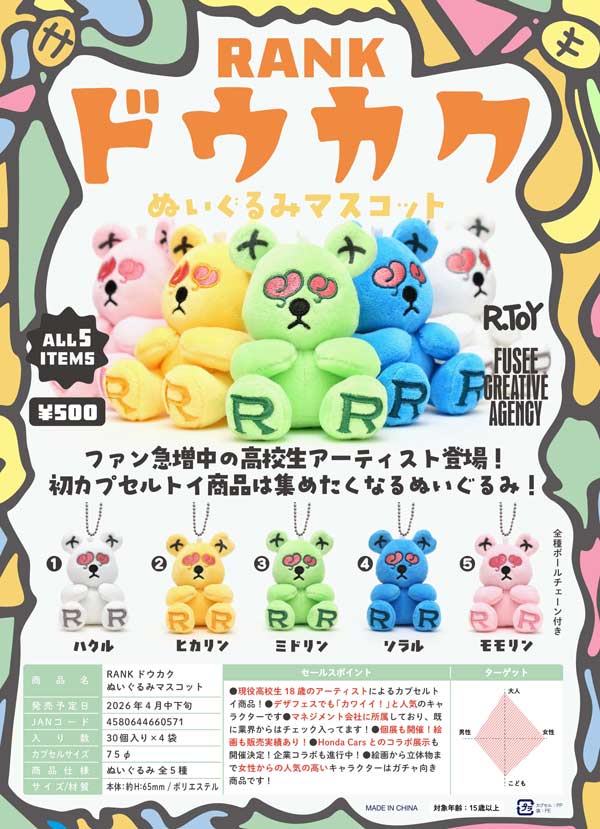 4月先行受注】【二次予約】mojojojo フェイスマスコット2（30個入り