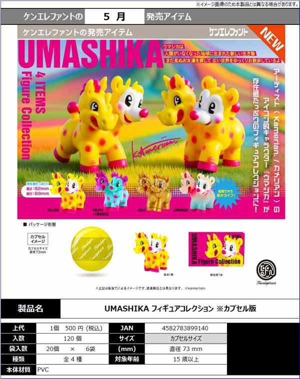 5月発売】【二次予約】UMASHIKA フィギュアコレクション（20個入り