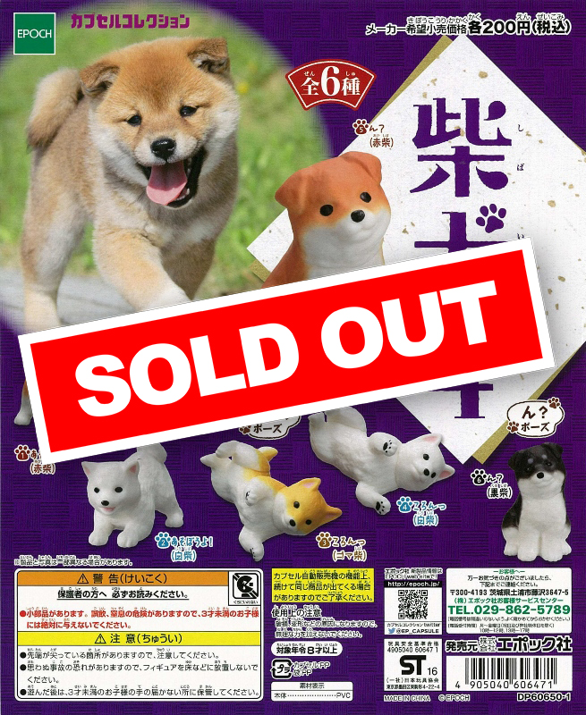 柴犬4 (50個入り) | ガチャガチャ・カプセルトイ・空カプセル通販専門