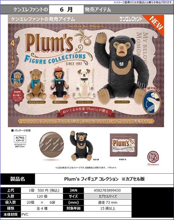 6月発売】【二次予約】Plum's フィギュアコレクション（20個入り）【ｹﾝ