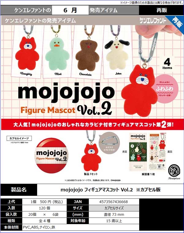 6月発売】【二次予約】《再販》mojojojo フィギュアマスコット vol.2
