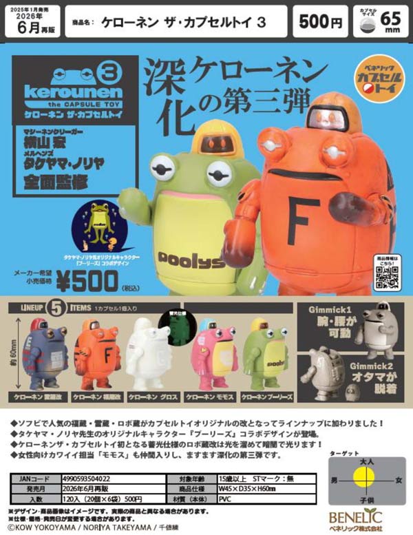 ケローネン ザ・カプセルトイ 3