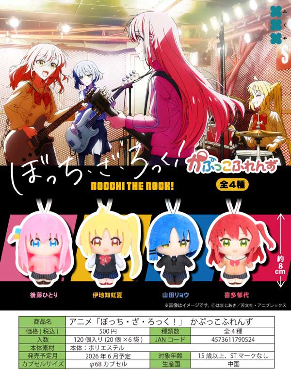 アニメ「ぼっち・ざ・ろっく!」かぷっこふれんず