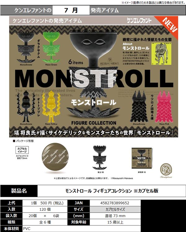 7月発売】【二次予約】モンストロール フィギュアコレクション（20個