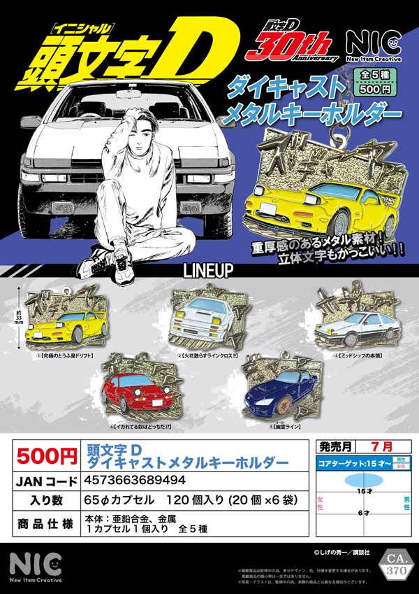 7月発売】【二次予約】《再販》頭文字D ダイキャストメタル