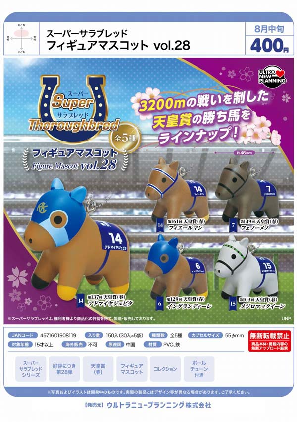 8月発売】【二次予約】スーパーサラブレッドフィギュアマスコット vol