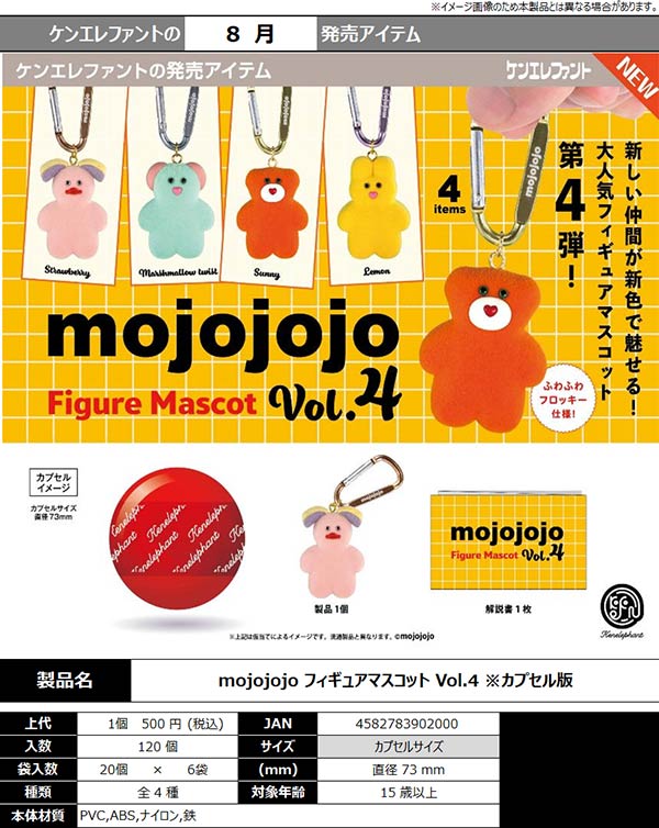 8月発売】【二次予約】mojojojo フィギュアマスコット Vol.4（20個入り