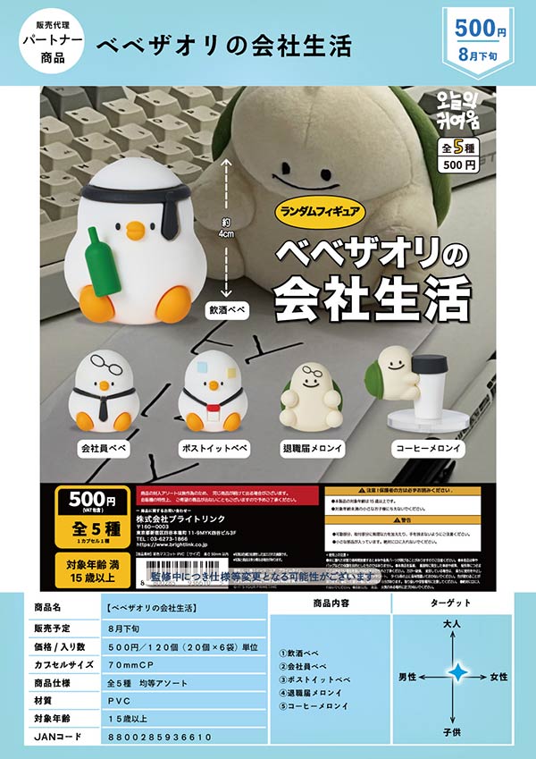 ベベザオリの会社生活