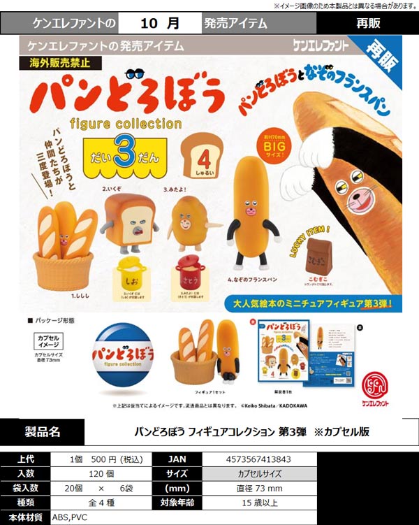 パンどろぼう フィギュアコレクション 第3弾