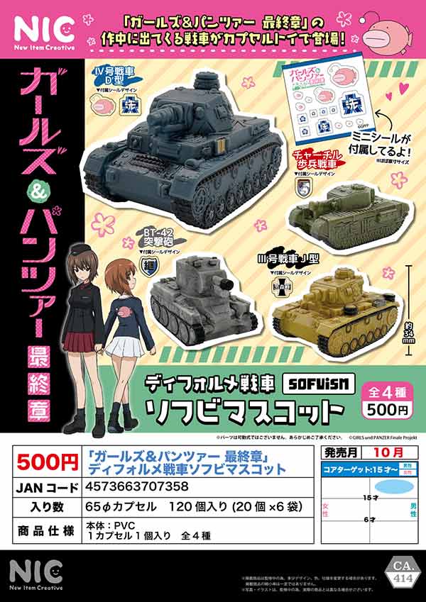 10月発売】【正規予約】ガールズ&パンツァー最終章 デフォルメ戦車