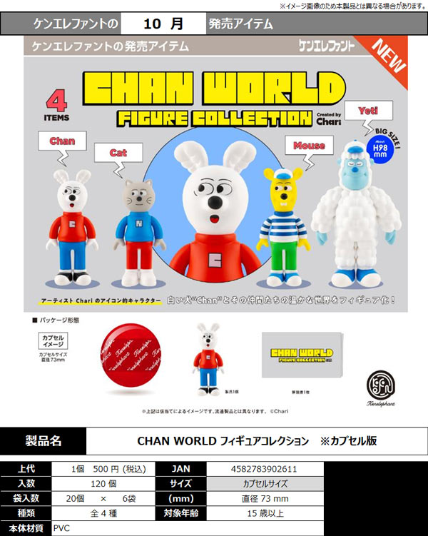 10月発売】【正規予約】CHAN WORLD フィギュアコレクション（20個入り