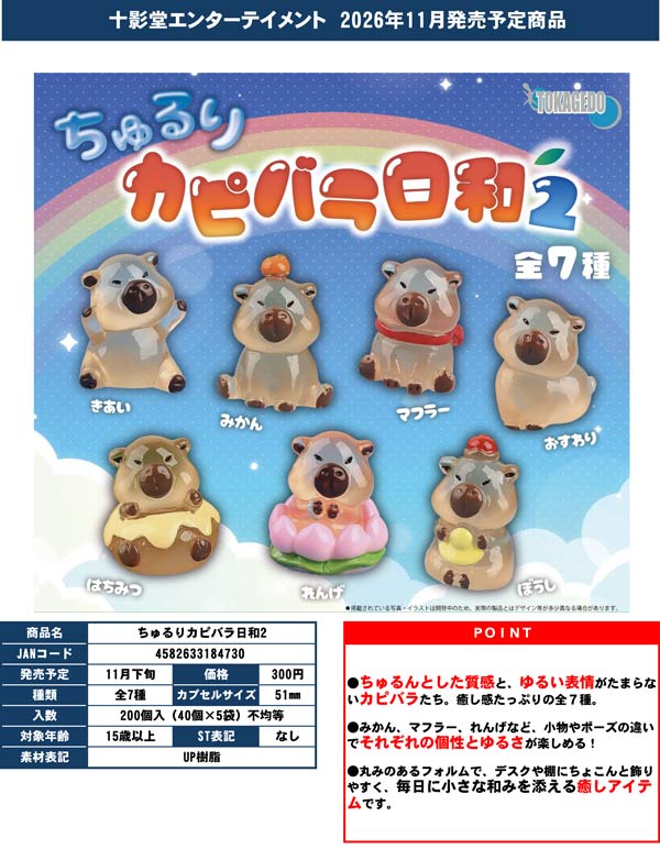 ちゅるりカピバラ日和2