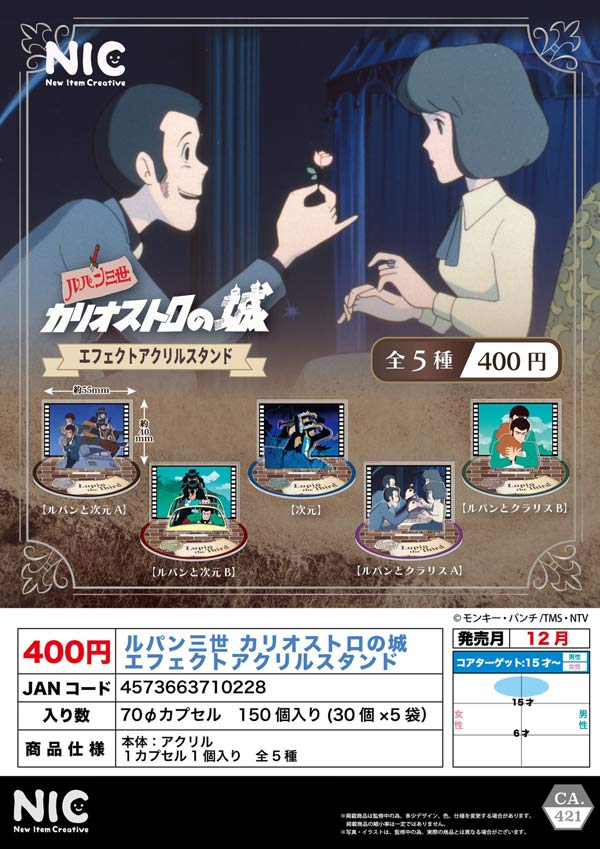 ルパン三世 カリオストロの城 エフェクトアクリルスタンド