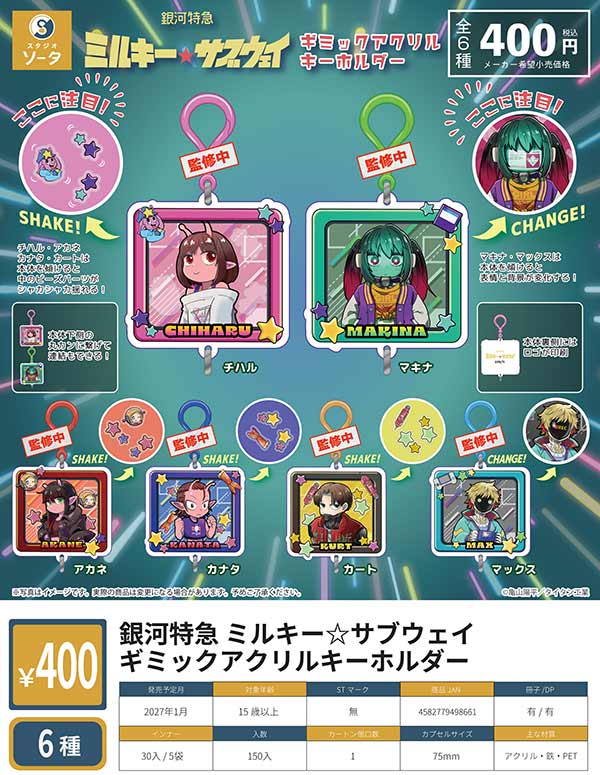 1月発売】【正規予約】銀河特急 ミルキー☆サブウェイ ギミック