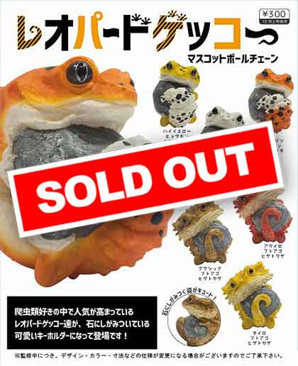 レオパードゲッコーマスコットボールチェーン （40個入り