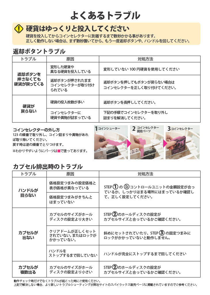スパイラックス2 セットアップガイド（初期設定） | ガチャガチャ通販